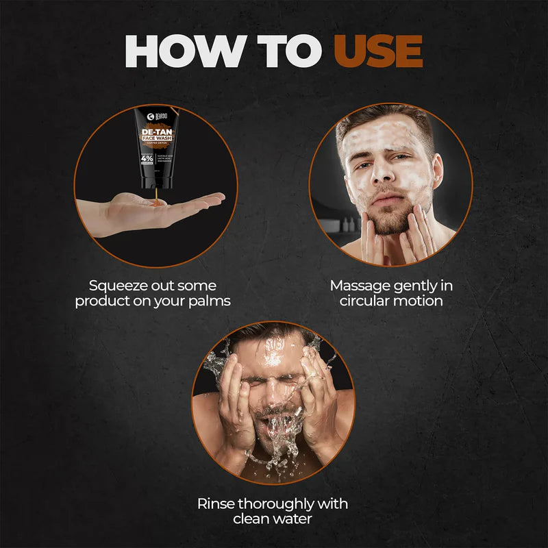 BEARDO DE-TAN FACEWASH - M