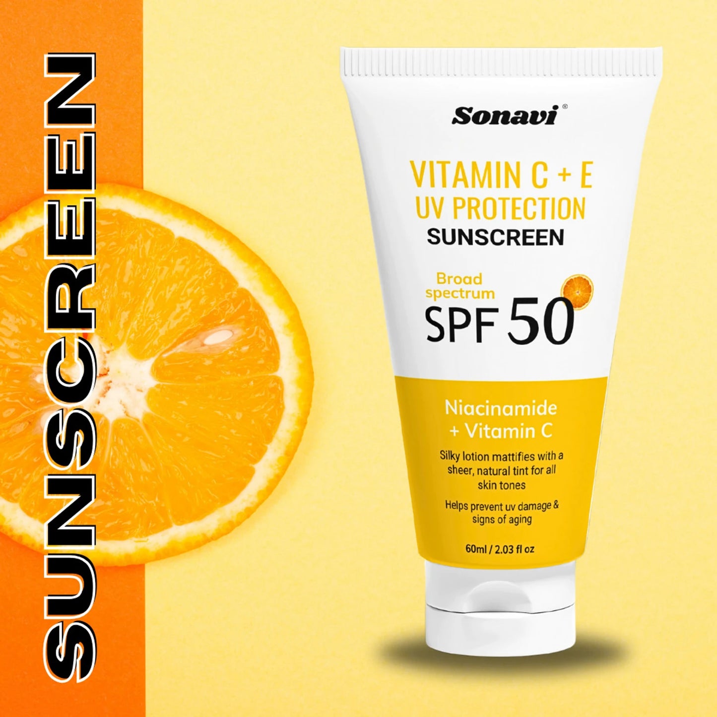 Sunscreen - Vitamin C+E
Super Bright Sunscreen - M