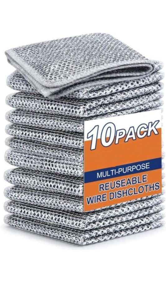 Kitchen
Utensils Non-Scratch Dishwash Scrub for Kitchen Cleaning - M