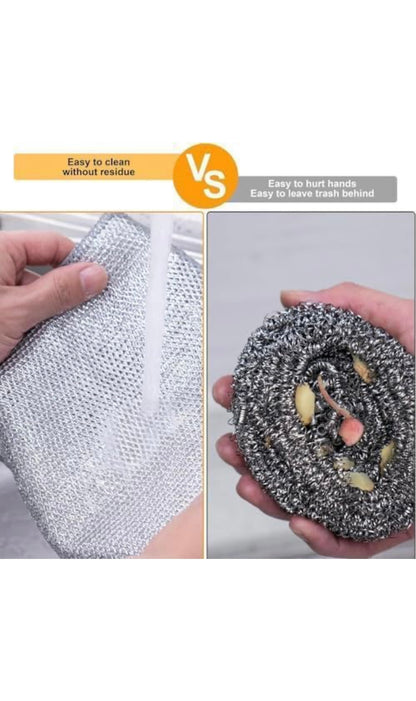 Kitchen
Utensils Non-Scratch Dishwash Scrub for Kitchen Cleaning - M