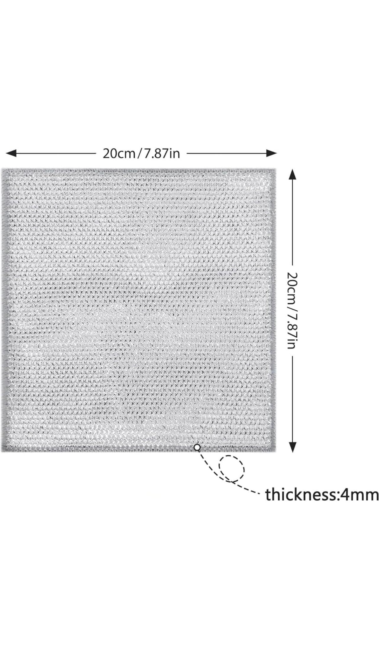 Kitchen
Utensils Non-Scratch Dishwash Scrub for Kitchen Cleaning - M