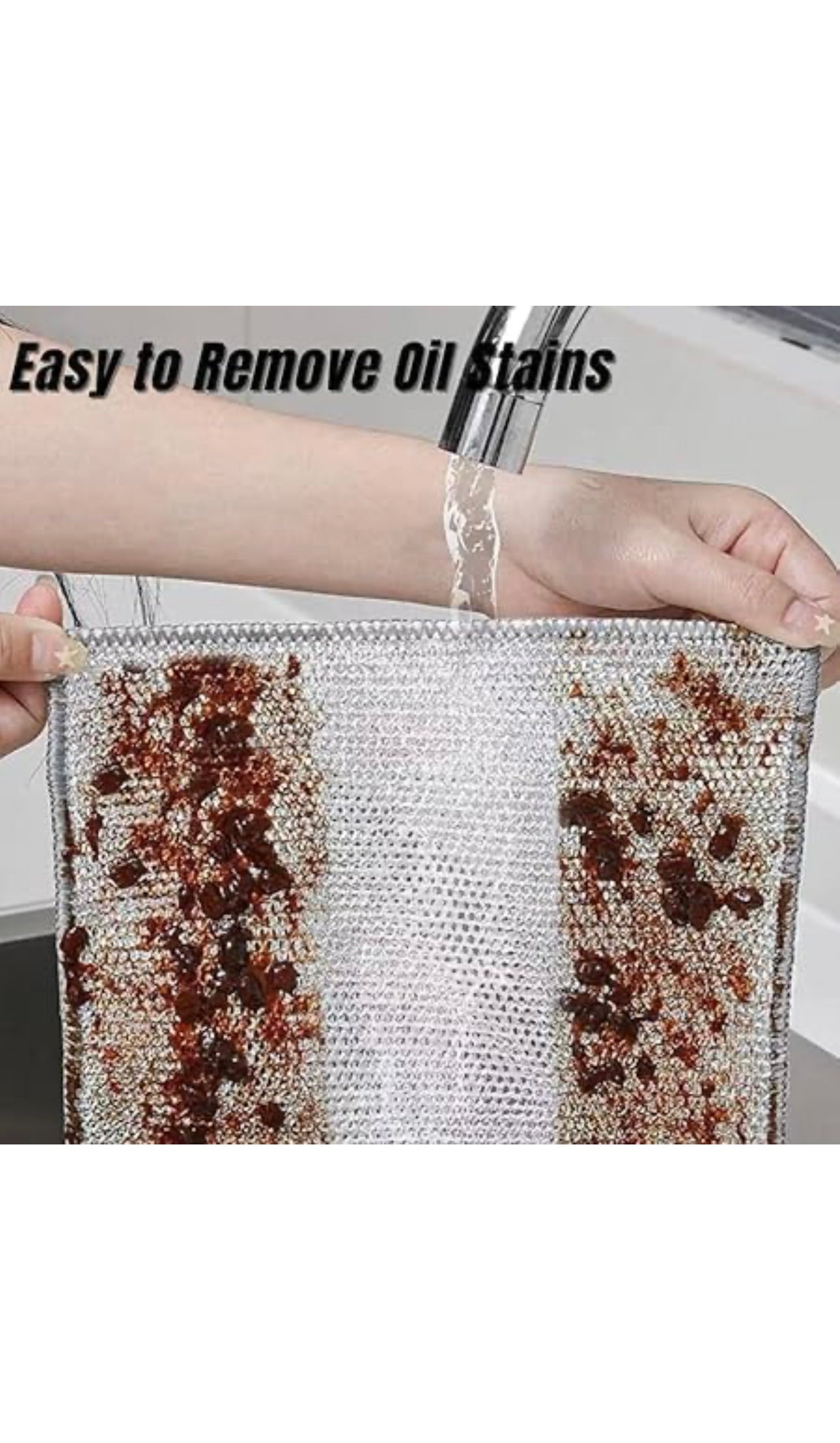 Kitchen
Utensils Non-Scratch Dishwash Scrub for Kitchen Cleaning - M