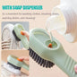 Multifunctional Liquid Shoe Brush Household Shoe Washing Brush Soft Bristles Laundry Brush White Shoe Collar Cleaning - M